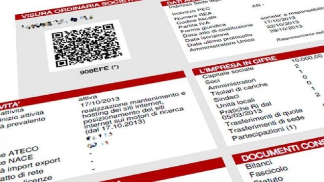documenti camera commercio