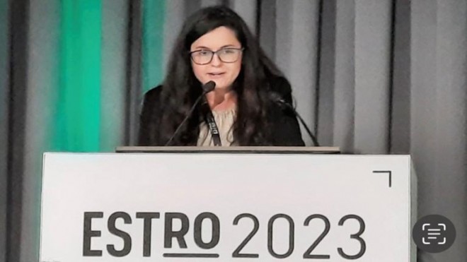 La dottoressa Marzia Borgia presenta l'esperienza clinica della Radioterapia Oncologica Chieti al Congresso di Vienna