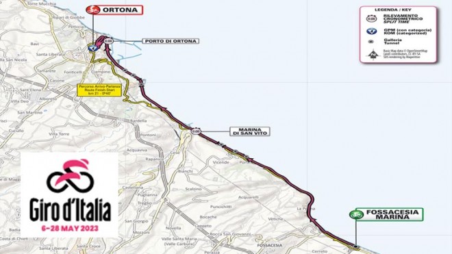 giro d'italia 2023 partenza da Fossacesia (CH)