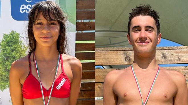 martina capuzzi e pierpaolo di paolo nuoto