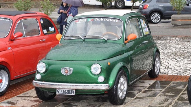 raduno fiat 500 al Santuario di San Gabriele