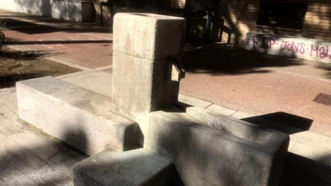 Pescara, fontana pubblica di Via Luisa D’Annunzio