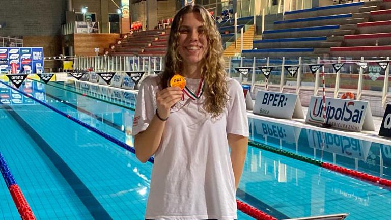 Sara Martelli, giovane nuotatrice di Fossacesia