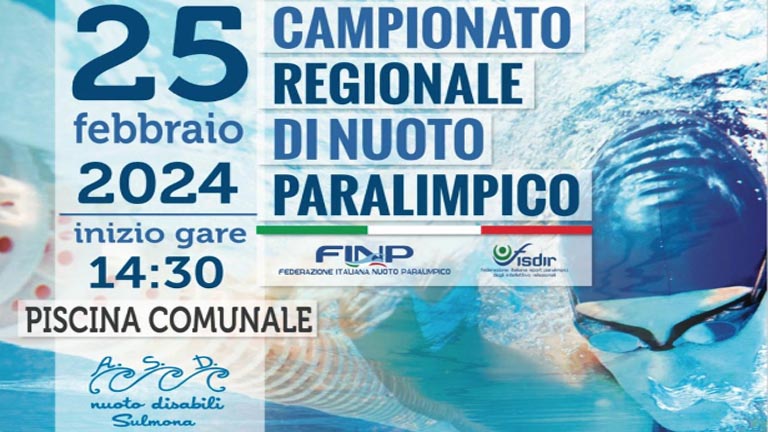 campionato regionale di nuoto paralimpico