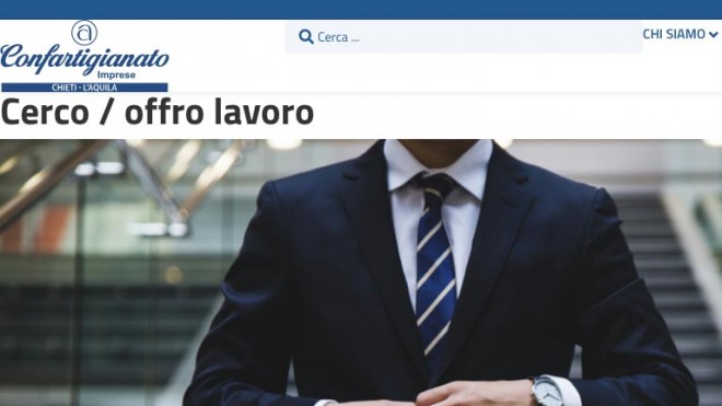 Confartigianato sito cerca lavoro