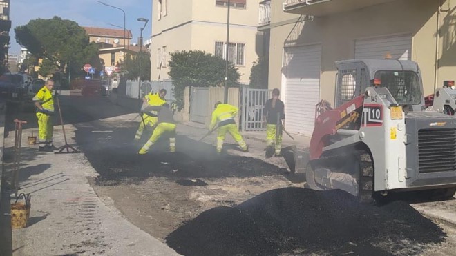 Lavori stradali a Pescara