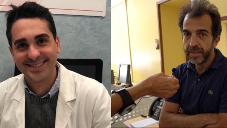 Nella foto a sinistra Andrea Delli Pizzi, a destra Massimo Caulo