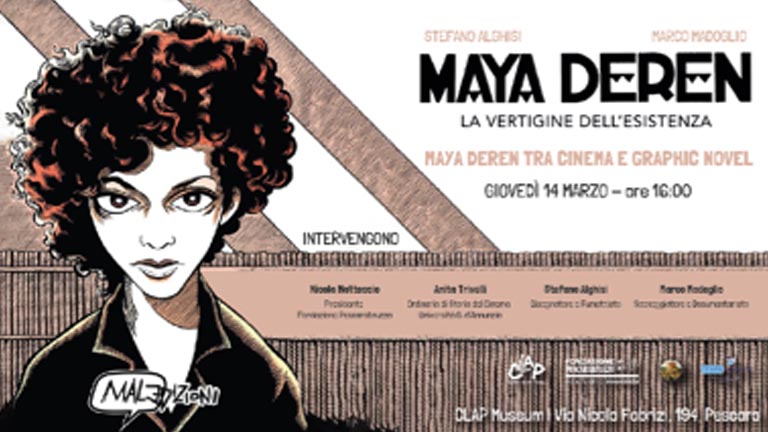 al CLAP Museum fumetto su Maya Deren - 14 marzo