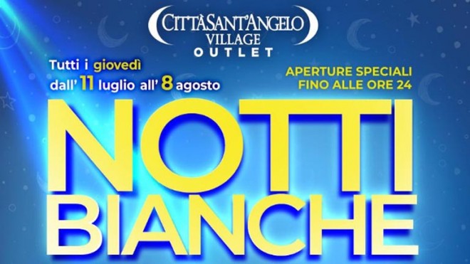 notti bianche città Sant'Angelo Villagr