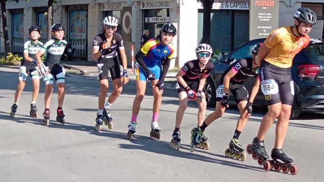 Una fase della Maratona a Pescara