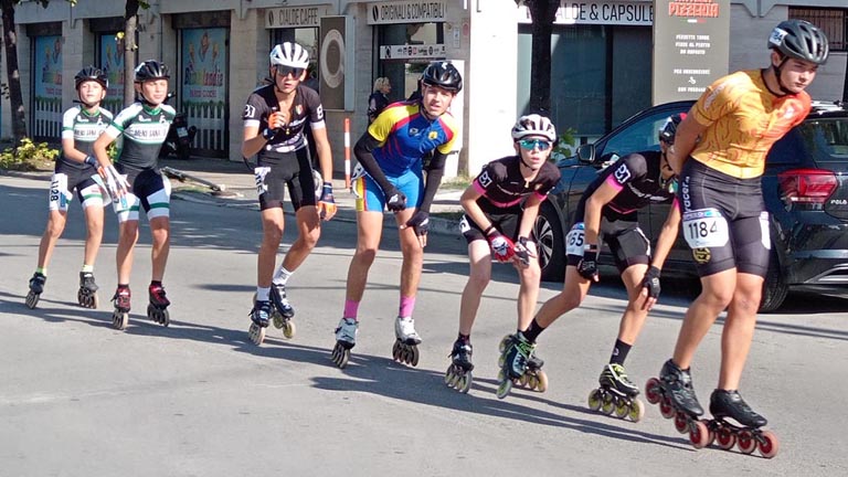 Una fase della Maratona a Pescara
