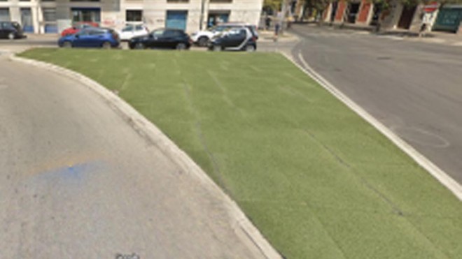 incrocio di via orazio a Pescara