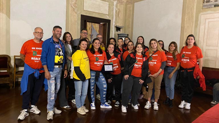 Asd Pallavolo Atri premiata in Comune per promozione nel campionato di Serie D