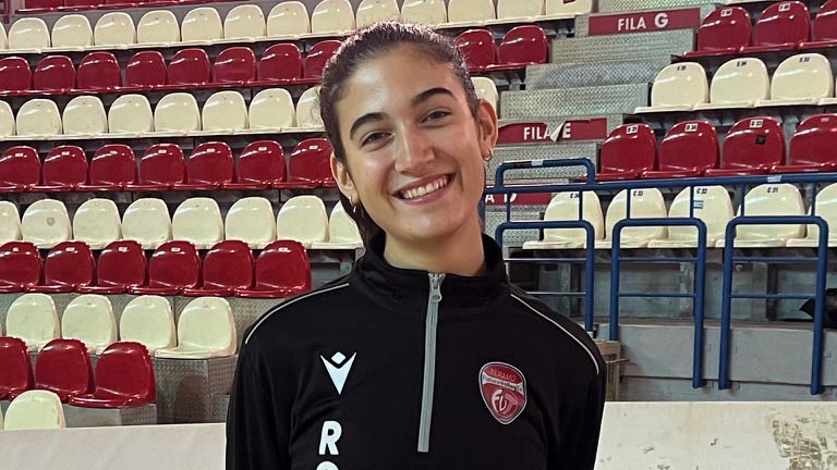 La schiacciatrice Sara Zarattini