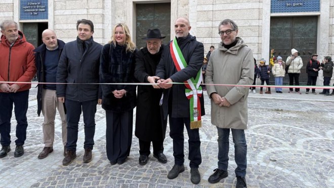 Inaugurazione del sagrato della chiesa dello Spirito Santo Pescara
