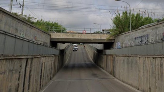 Sottopasso di via Marco Polo a Roseto
