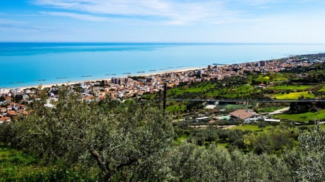 Veduta di Roseto degli Abruzzi