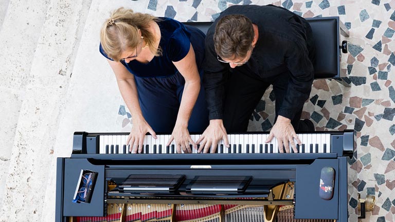 4 mani al piano - duo Nicora- Baroffio