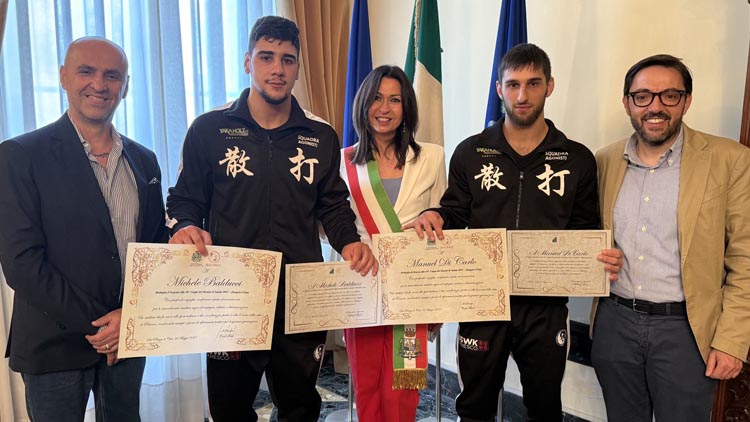 Michele Balducci e Manuel Di Carlo premiati