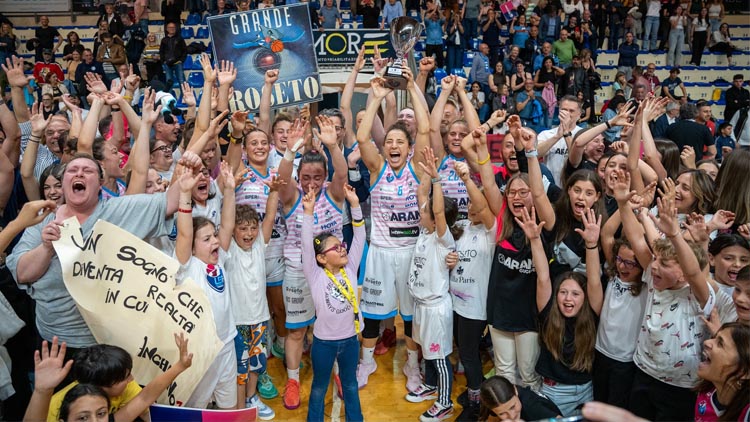 il trionfo delle ARAN Cucine Panthers Roseto