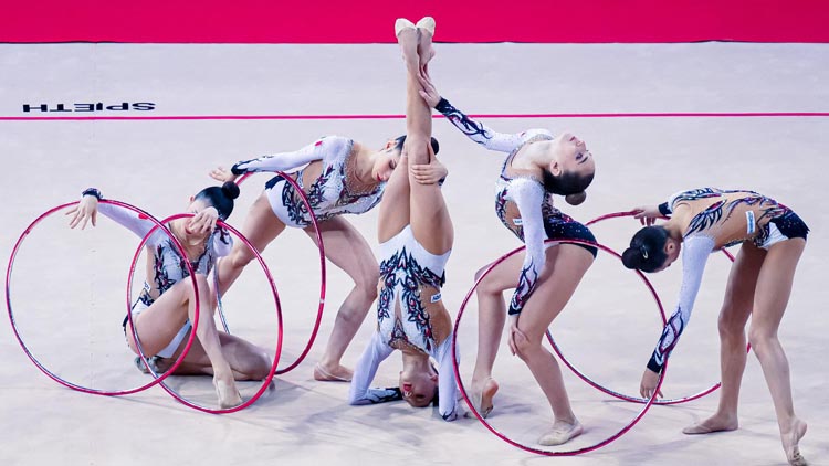 farfalle azzurre in gara