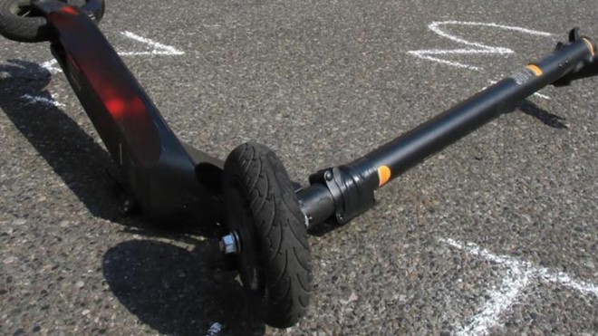 monopattini incidente