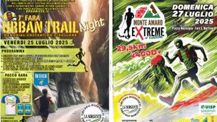 Fara Urban Trail Night e Monte Amaro Extreme
