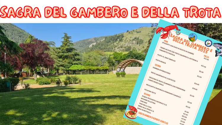 sagra del gambero e della trota
