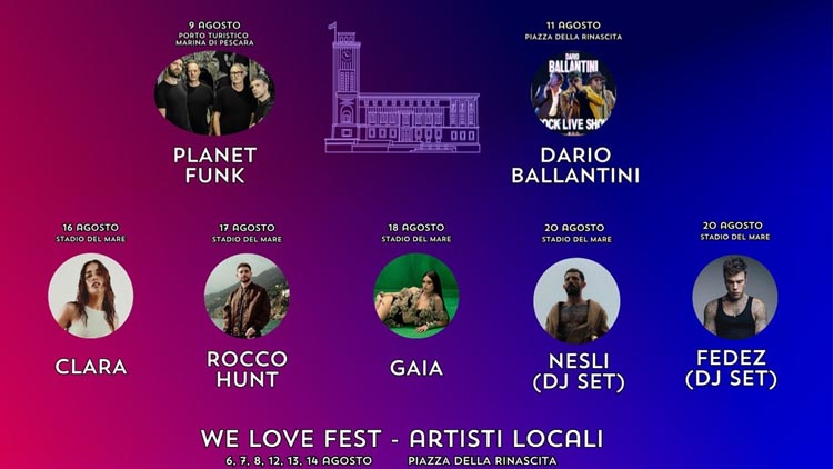 we love fest a Pescara