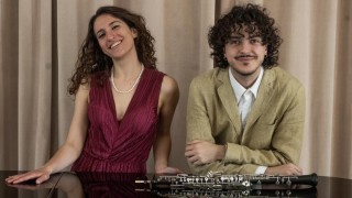 Francesco Di Giacinto e la pianista Barbara Leandro