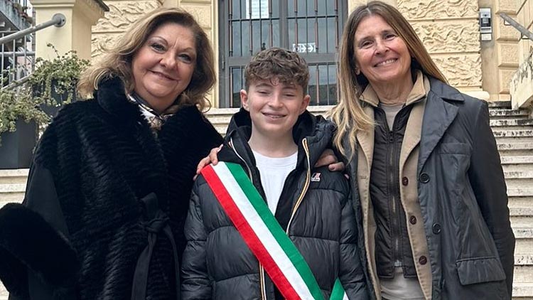 Riccardo Teti minisindaco