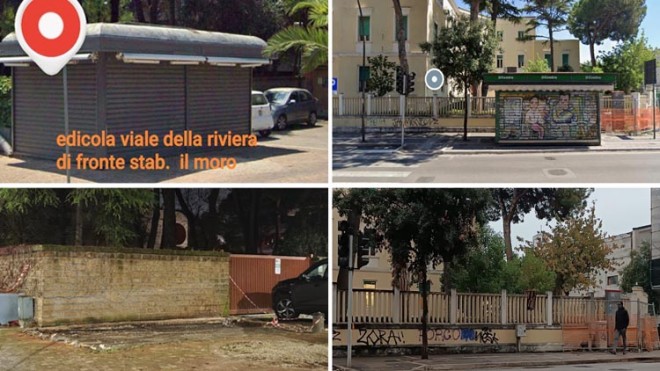 edicole rimosse a Pescara