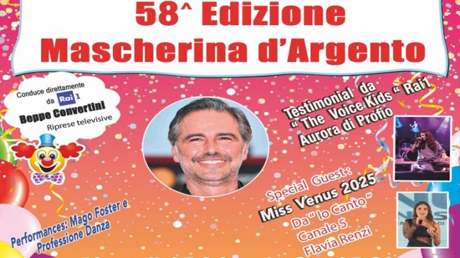 carnevale a pescara maschera d'argento