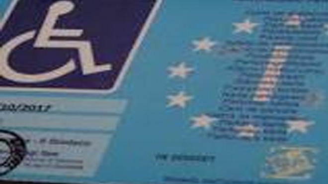 contrassegni disabili falsi