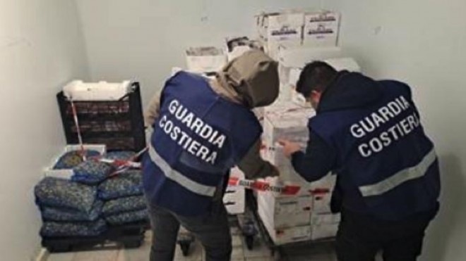 Guardia Costiera- sequestrato 850 kg di prodotto ittico nella provincia di Chieti