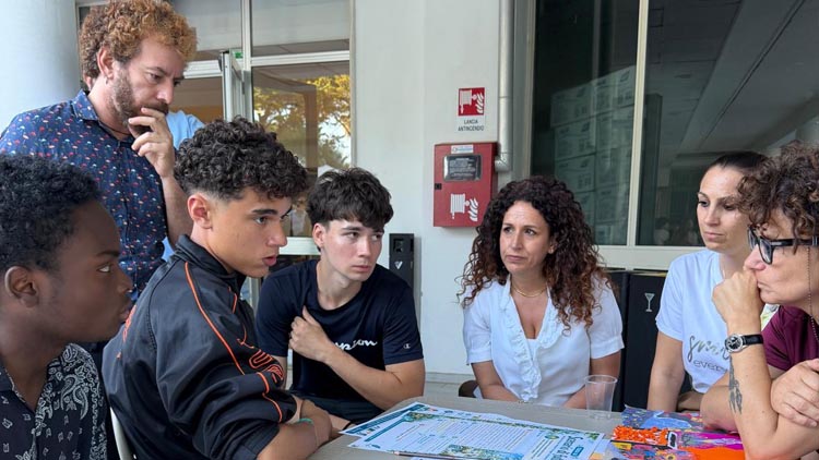 avolo di lavoro con assessore Sandias