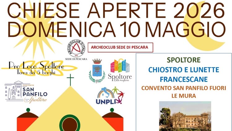 chiese aperte spoltore