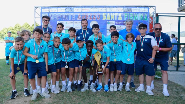 pescara under 12 sul podio ad arezzo