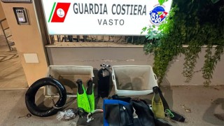 guardia costiera vasto materiale