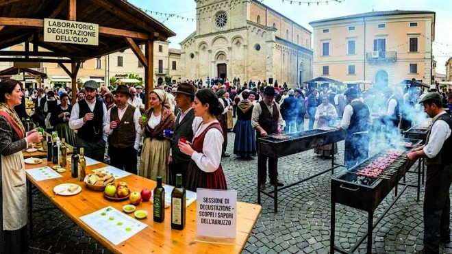 l'arrosticciere in piazza