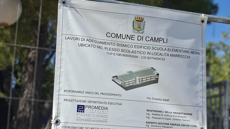 lavori scuola campli