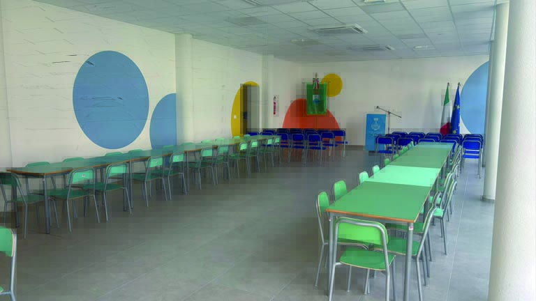 mensa scolastica della Primaria G. Illuminati di Pineto