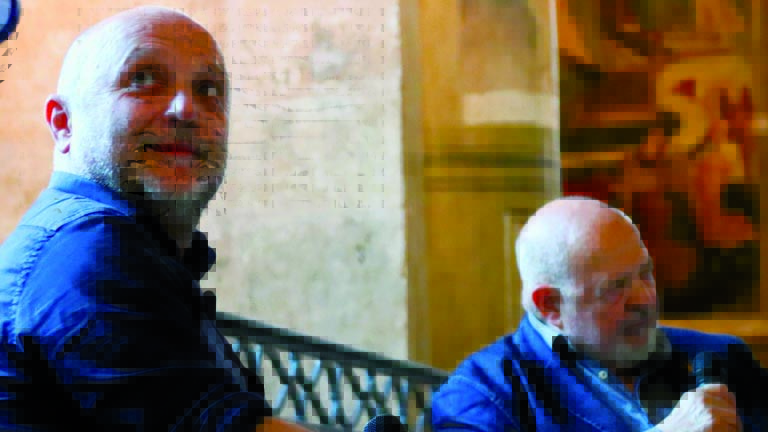 Presidente Archeoclub e Franco Cardini